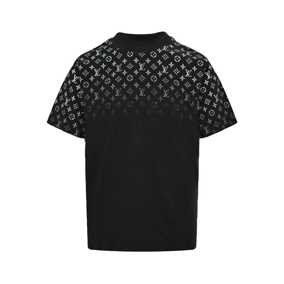 Louis Vuitton/Louis Vuitton 24ss presbyopic gradient printed short sleeves